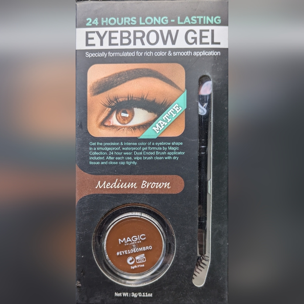 IC COLLECTION Brown Brow Gel for Defined Brows